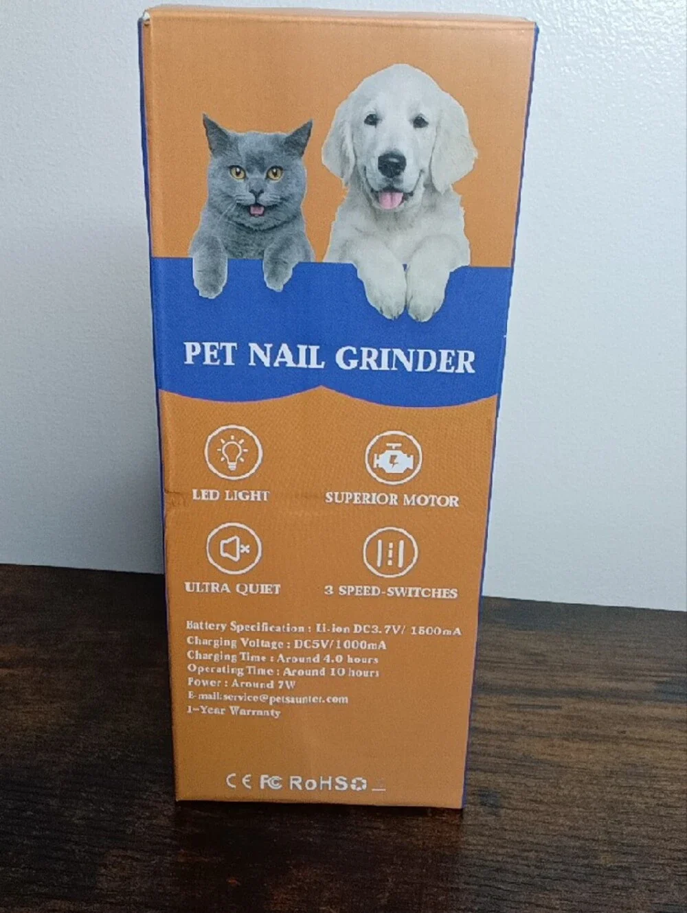 Professional Pet Nail Grinder 🐶 😺